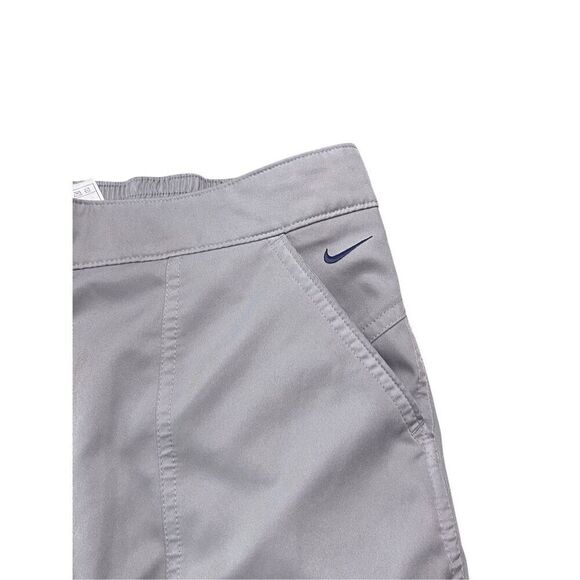 Nike Light Grey Blue Swoosh Panel Detail Training Workout Casual Track Pants Sz - Picture 2 of 5